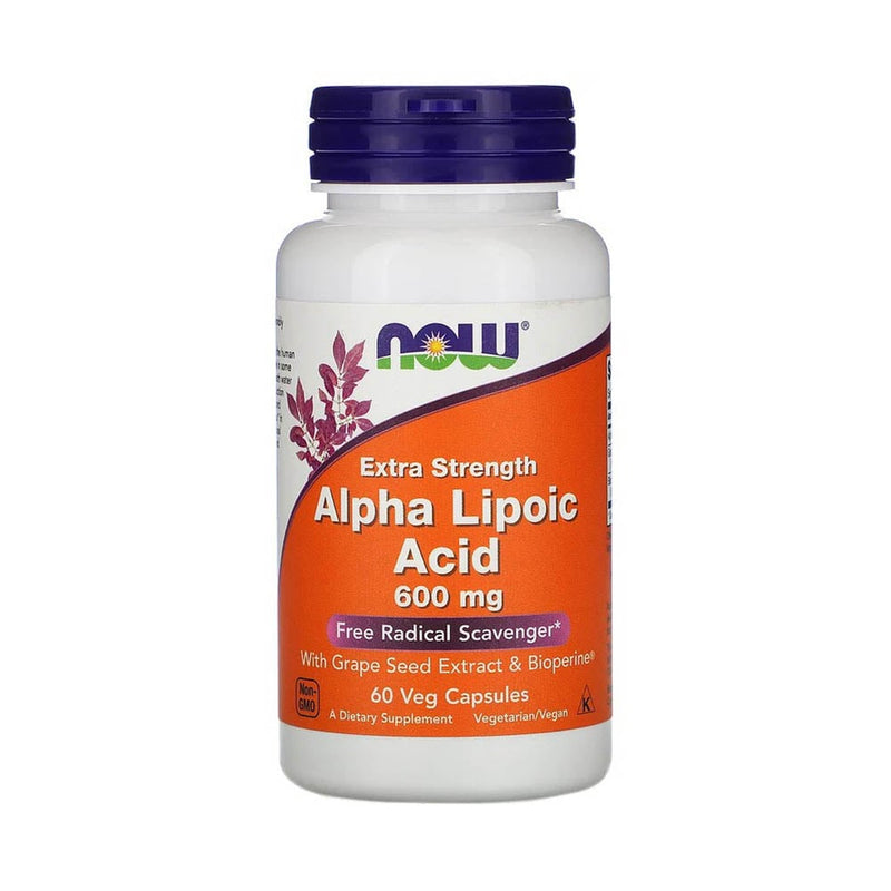 Încărcați imaginea în vizualizatorul Galerie, Alpha Lipoic Acid ALA With Vitamins C & E, 100mg, Now Foods, 60 capsule