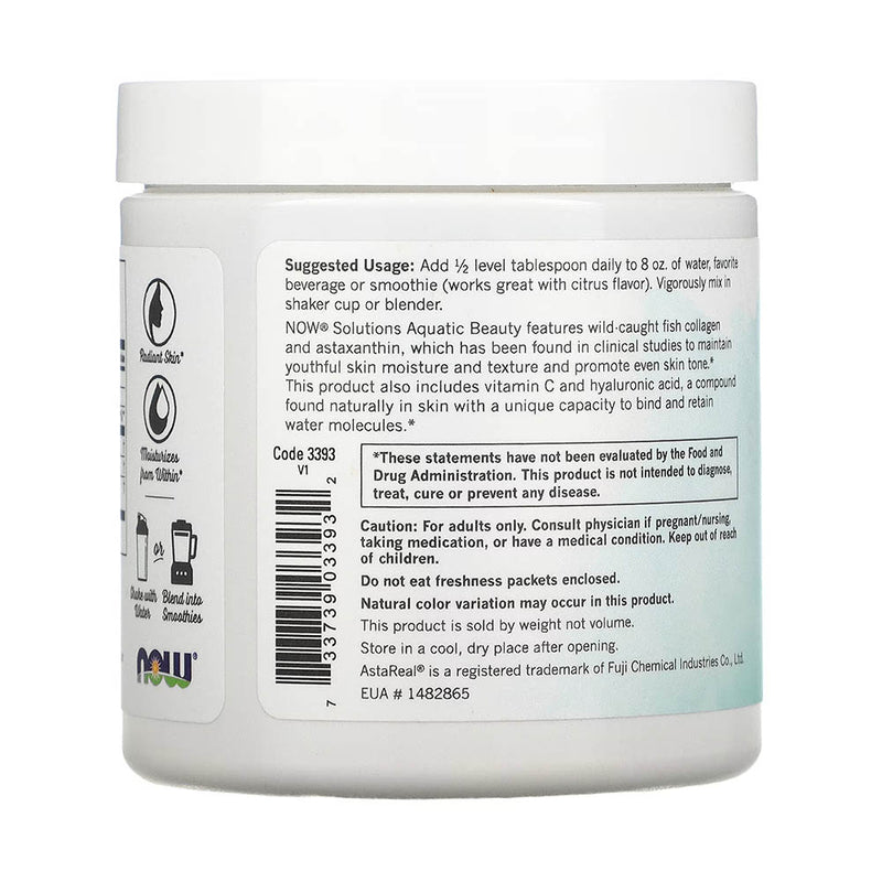 Încărcați imaginea în vizualizatorul Galerie, Aquatic Beauty (Collagen + Astaxanthin) Powder, Now Foods, 85g