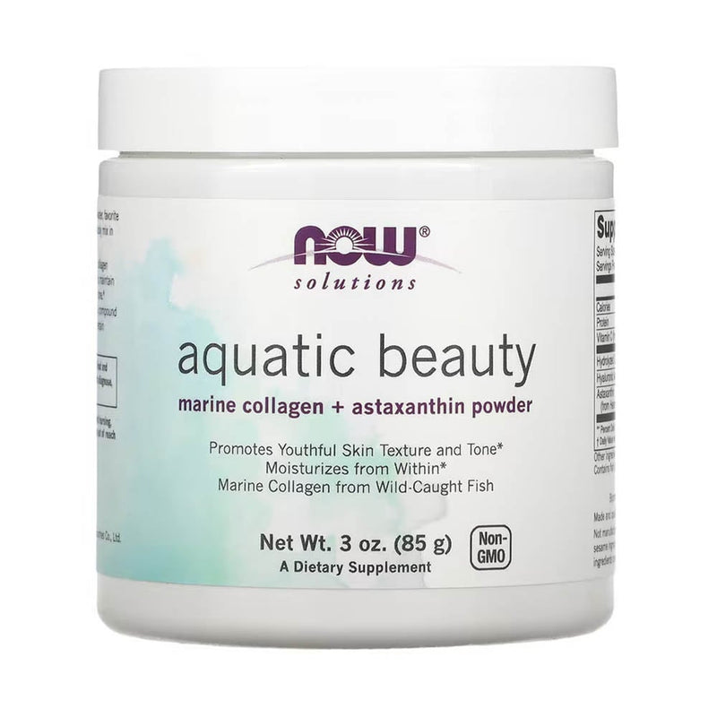 Încărcați imaginea în vizualizatorul Galerie, Aquatic Beauty (Collagen + Astaxanthin) Powder, Now Foods, 85g