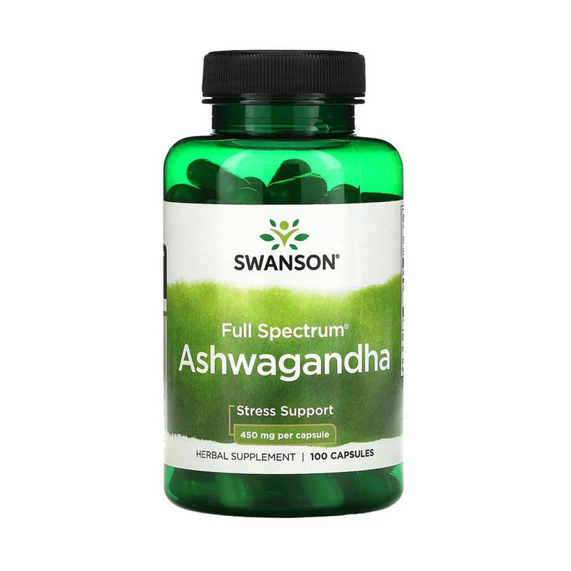 Încărcați imaginea în vizualizatorul Galerie, Ashwagandha Root, 450mg, Swanson, 100 capsule SW957
