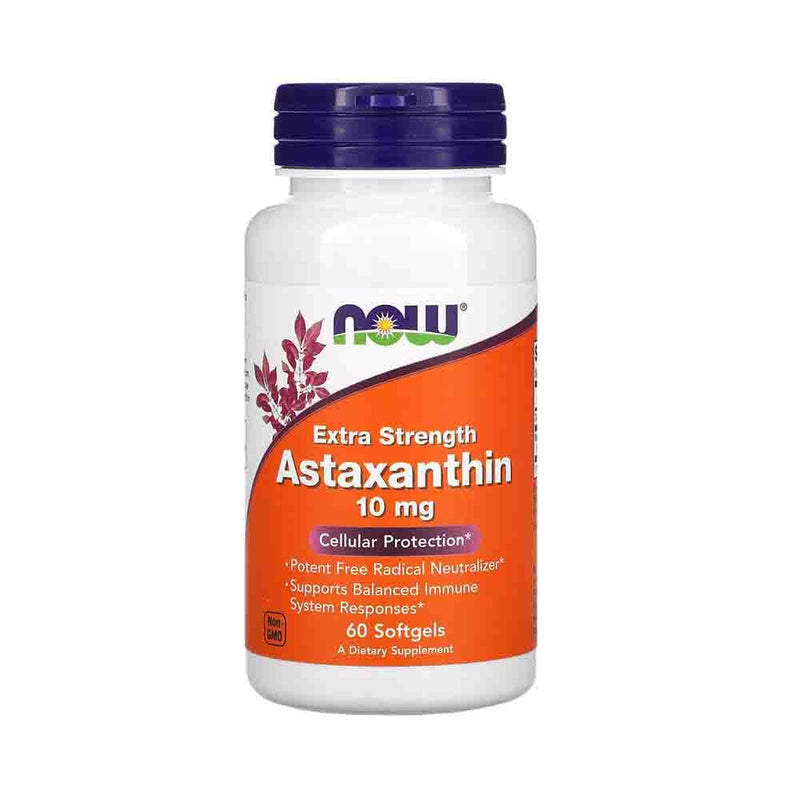 Încărcați imaginea în vizualizatorul Galerie, Astaxanthin, (Antioxidant), 4 mg, Now Foods, 60 softgels