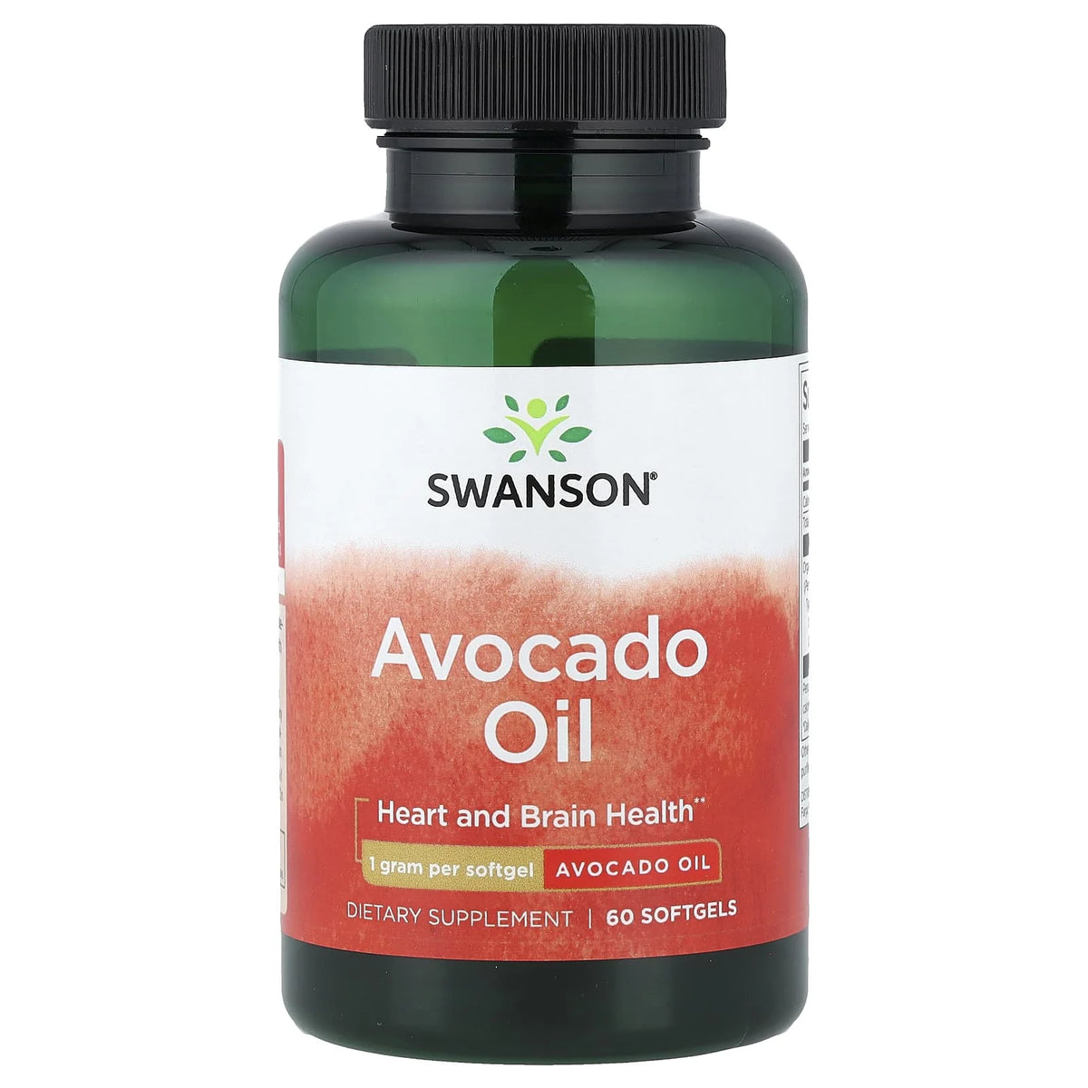 Avocado Oil, 1000 mg, Swanson, 60 softgels SWE054