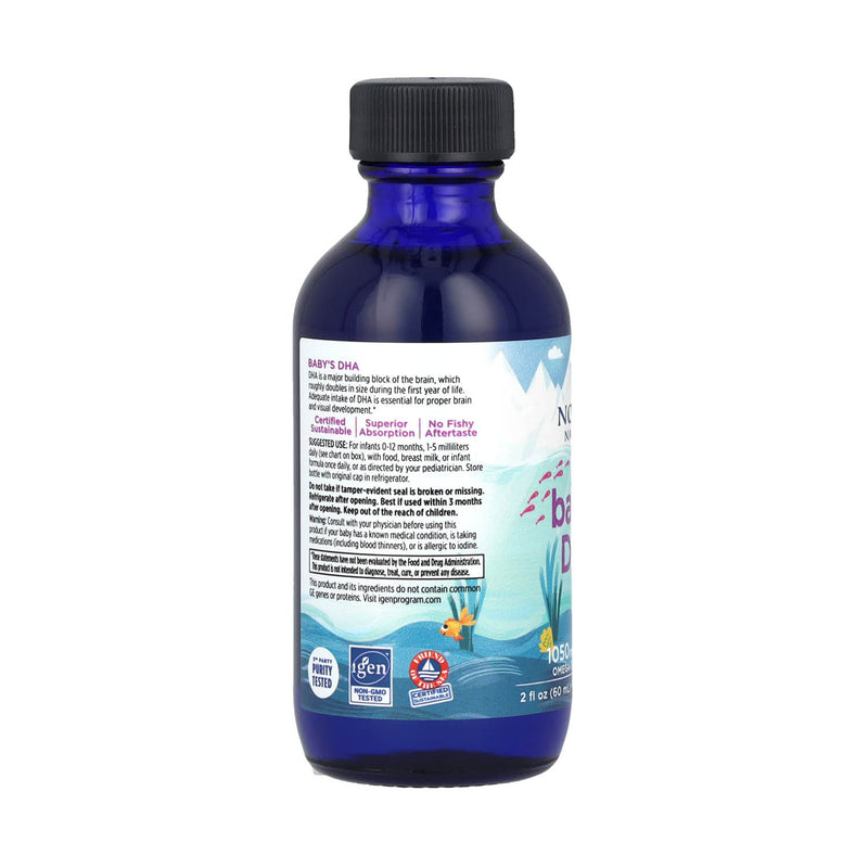 Încărcați imaginea în vizualizatorul Galerie, Baby's DHA with Vitamin D3, 1,050 mg, Nordic Naturals, 60ml
