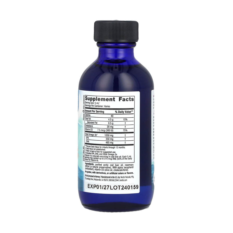 Încărcați imaginea în vizualizatorul Galerie, Baby's DHA with Vitamin D3, 1,050 mg, Nordic Naturals, 60ml