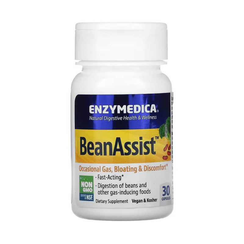 Încărcați imaginea în vizualizatorul Galerie, BeanAssist (Balonare și Disconfort), Enzymedica, 30 capsule