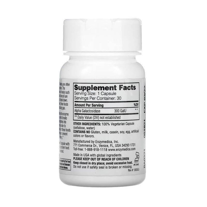 Încărcați imaginea în vizualizatorul Galerie, BeanAssist (Balonare și Disconfort), Enzymedica, 30 capsule