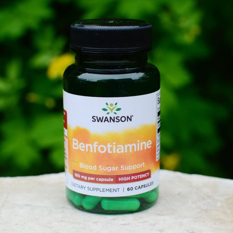 Încărcați imaginea în vizualizatorul Galerie, Benfotiamine (Vitamina B1), 160 mg, Swanson, 60 capsule SWU976