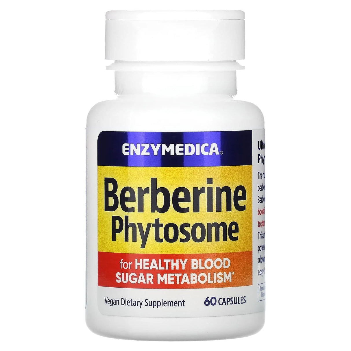 Berberine Phytosome, Enzymedica, 60 capsule