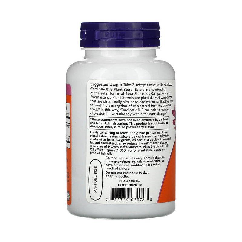 Încărcați imaginea în vizualizatorul Galerie, Beta Sitosterol Plant Sterols (Colesterol), Now Foods, 90 softgels