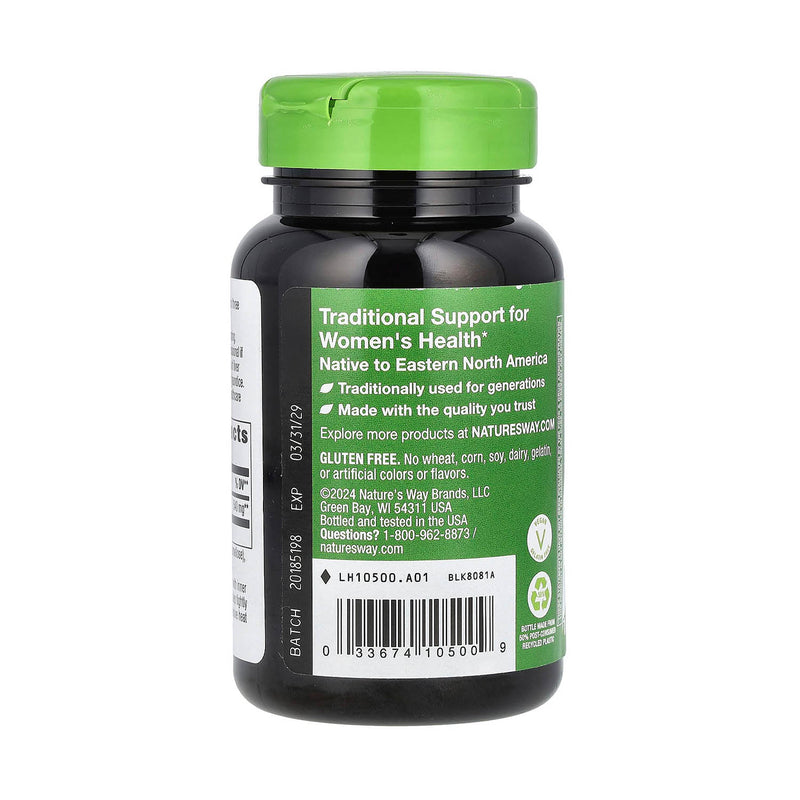 Încărcați imaginea în vizualizatorul Galerie, Black Cohosh Root (Menopauza), 540 mg, Nature's Way, 100 Capsule