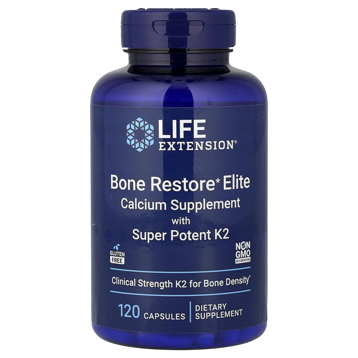 Bone Restore Elite, Calcium with Super K2, Life Extension, 120 capsule