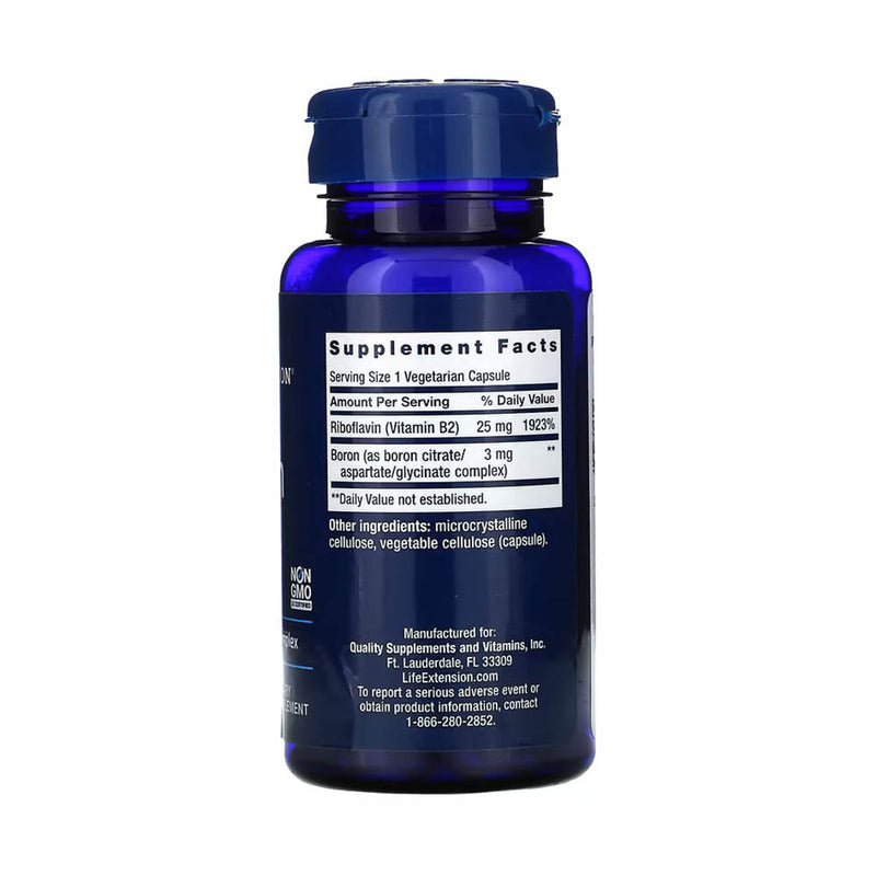 Încărcați imaginea în vizualizatorul Galerie, Boron, 3 mg, cu Vitamina B2, Life Extension, 100 capsule