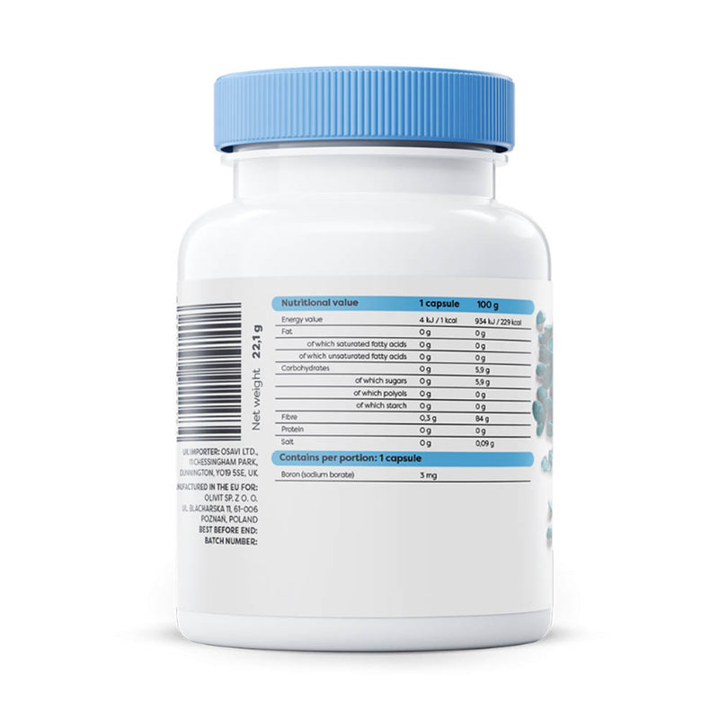 Încărcați imaginea în vizualizatorul Galerie, Boron (Articulații și Oase), 3 mg, Osavi, 60 capsule