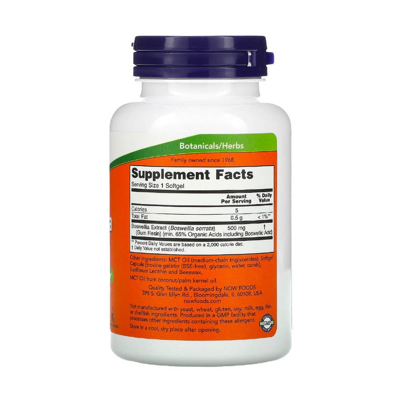 Încărcați imaginea în vizualizatorul Galerie, Boswellia Extract 500mg, Now Foods, 90 softgels
