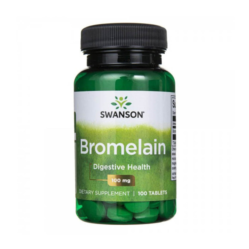 Încărcați imaginea în vizualizatorul Galerie, Bromelain (Enzime Naturale) 1200 GDU, Swanson, 60 capsule, SWU820