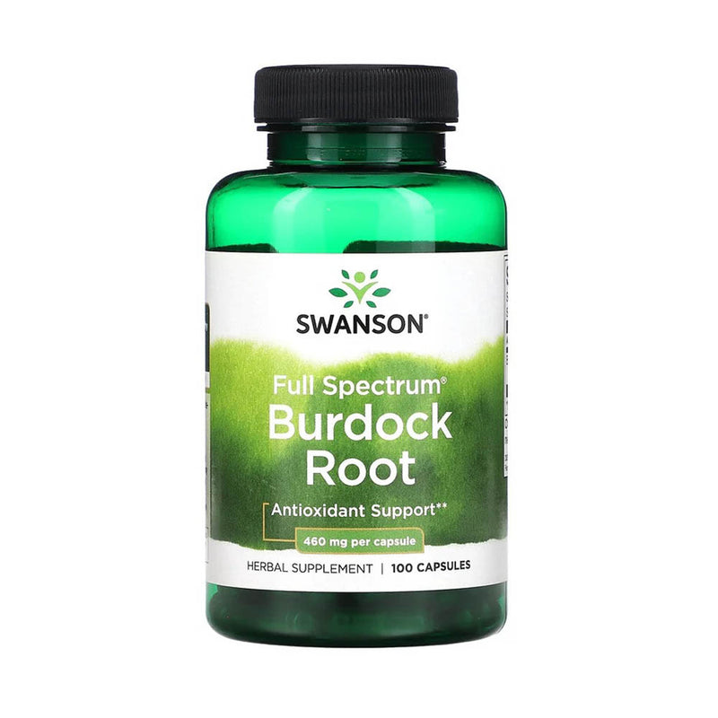Încărcați imaginea în vizualizatorul Galerie, Burdock Root (Radacina Brusture), 460 mg, Swanson, 100 capsule SW531