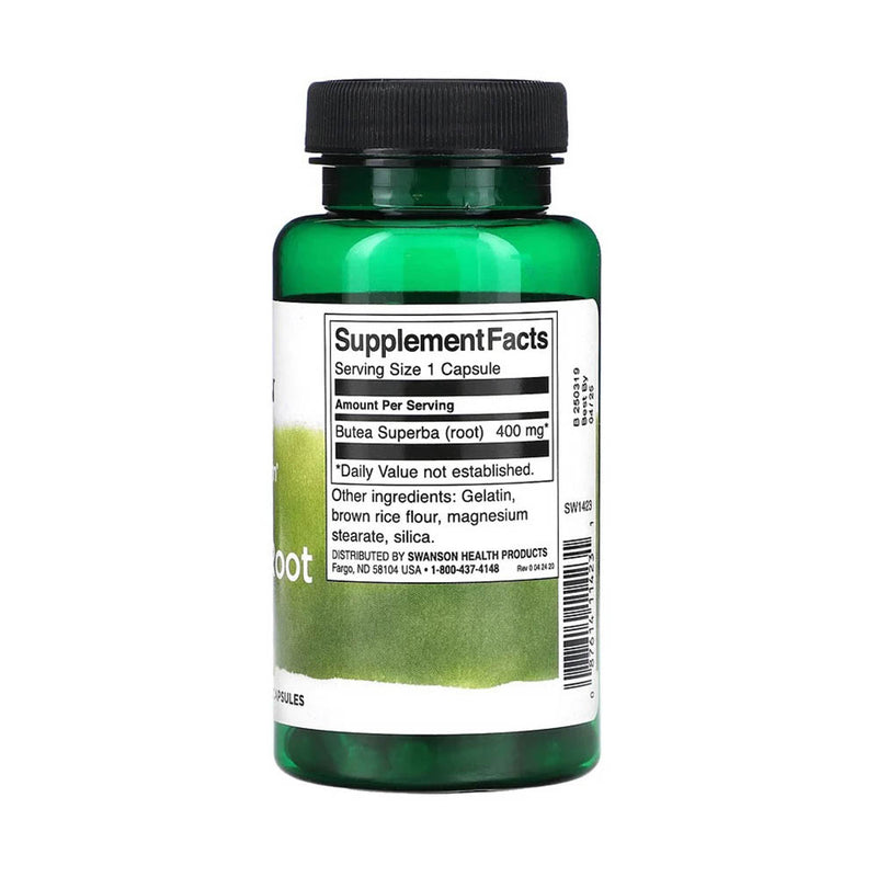 Încărcați imaginea în vizualizatorul Galerie, Butea Superba Root, 400 mg, Swanson, 60 capsule SW1423