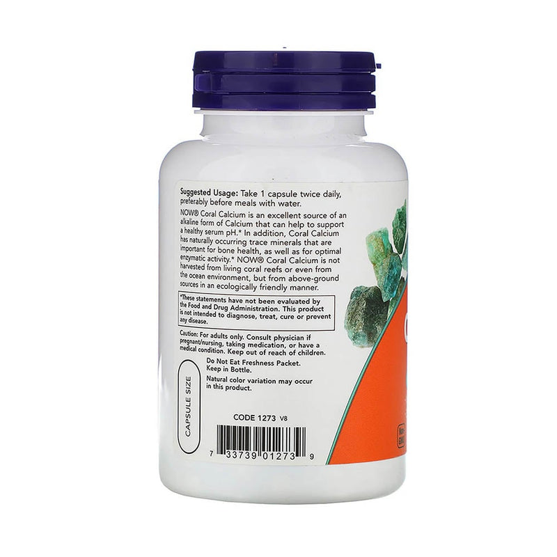Încărcați imaginea în vizualizatorul Galerie, Calcium Coral, 1000 mg, Now Foods, 100 capsule