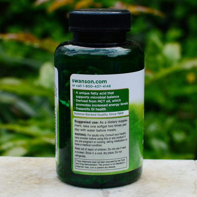 Încărcați imaginea în vizualizatorul Galerie, Caprylic Acid, 600mg, Swanson, 60 softgels SWU096