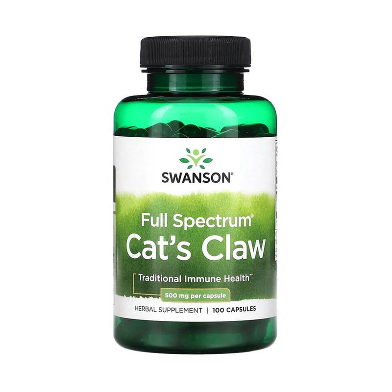 Încărcați imaginea în vizualizatorul Galerie, Cat's Claw (Gheara Matei) 500 mg, Swanson, 100 capsule SW514