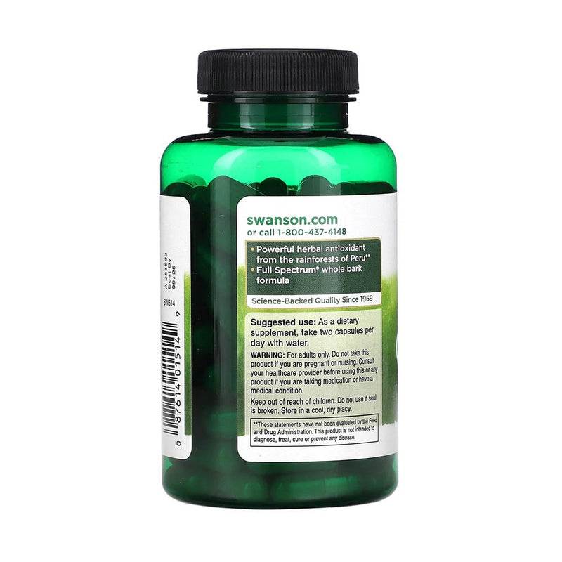Încărcați imaginea în vizualizatorul Galerie, Cat's Claw (Gheara Matei) 500 mg, Swanson, 100 capsule SW514