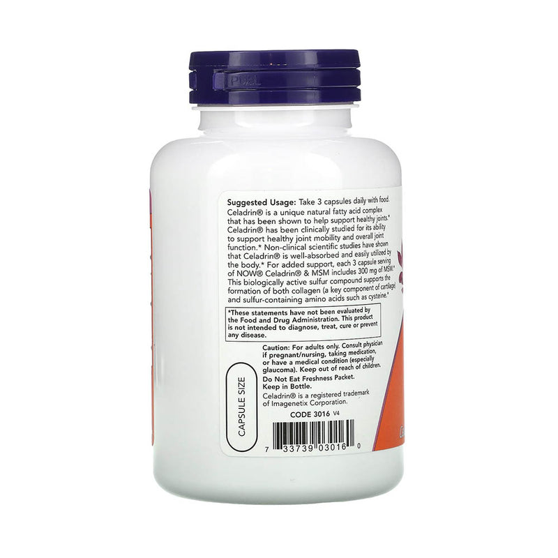 Încărcați imaginea în vizualizatorul Galerie, Celadrin & MSM (Articulatii), NOW Foods, 120 capsule