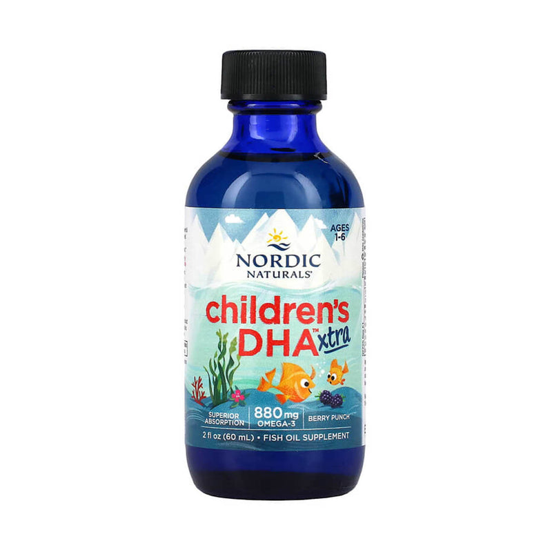 Încărcați imaginea în vizualizatorul Galerie, Children's DHA Xtra Liquid, 880 mg, Nordic Naturals, 60 ml