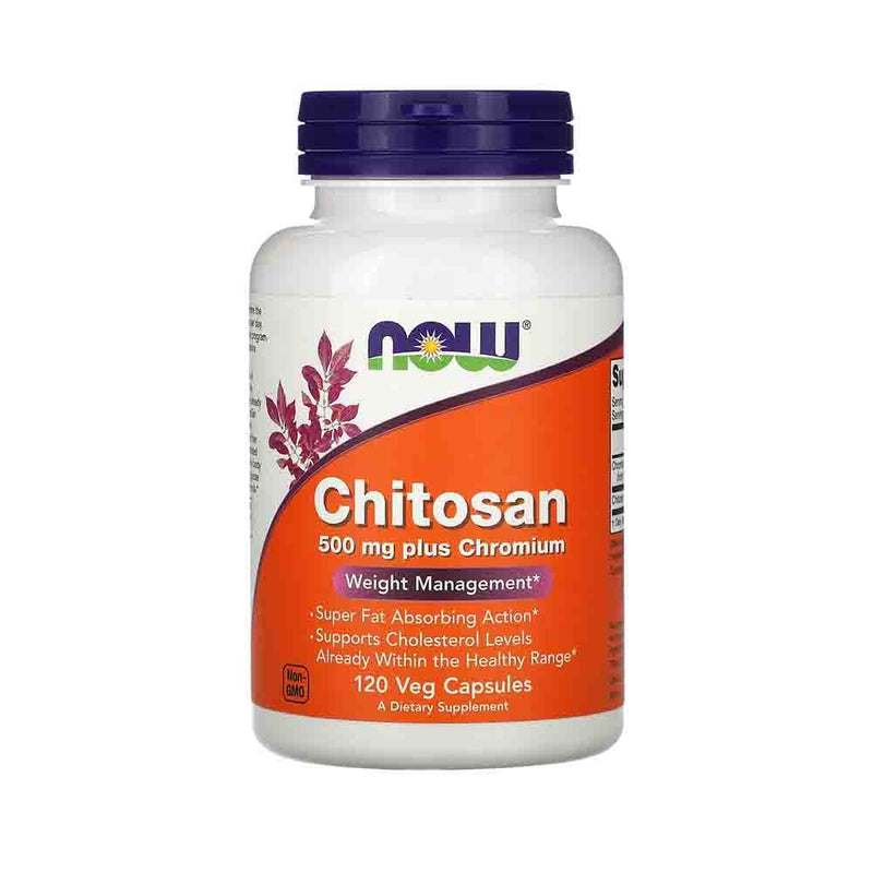 Încărcați imaginea în vizualizatorul Galerie, Chitosan, 500mg Plus Chromium, Now Foods, 120 capsule