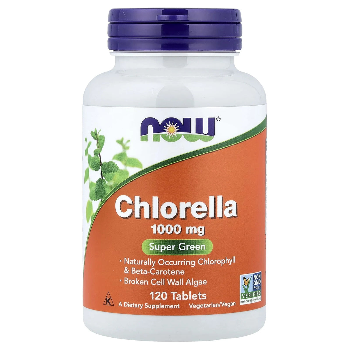 Chlorella 1000mg, Now Foods, 120 tablete