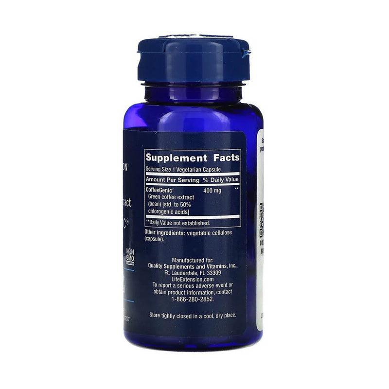 Încărcați imaginea în vizualizatorul Galerie, CoffeeGenic, Green Coffee Extract, 400 mg, Life Extension, 90 capsule