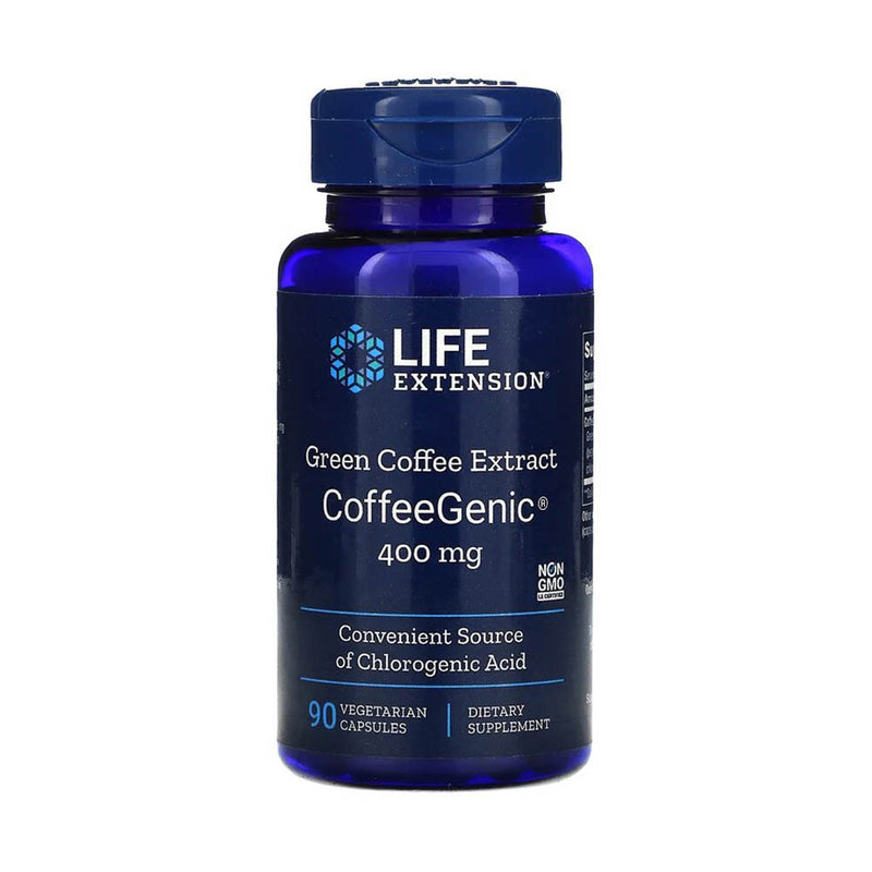 Încărcați imaginea în vizualizatorul Galerie, CoffeeGenic, Green Coffee Extract, 400 mg, Life Extension, 90 capsule
