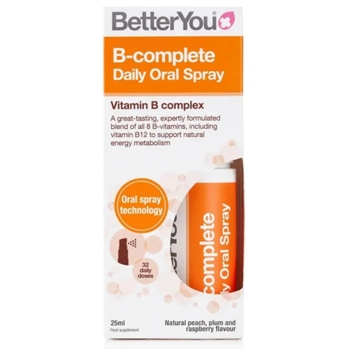 Complex B Complete Daily Oral Spray, BetterYou, 25 ml