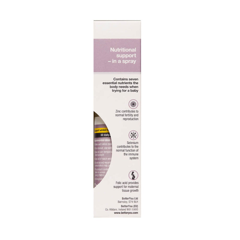 Încărcați imaginea în vizualizatorul Galerie, Conception Daily Oral Spray (Pregatire Sarcina), BetterYou, 25 ml