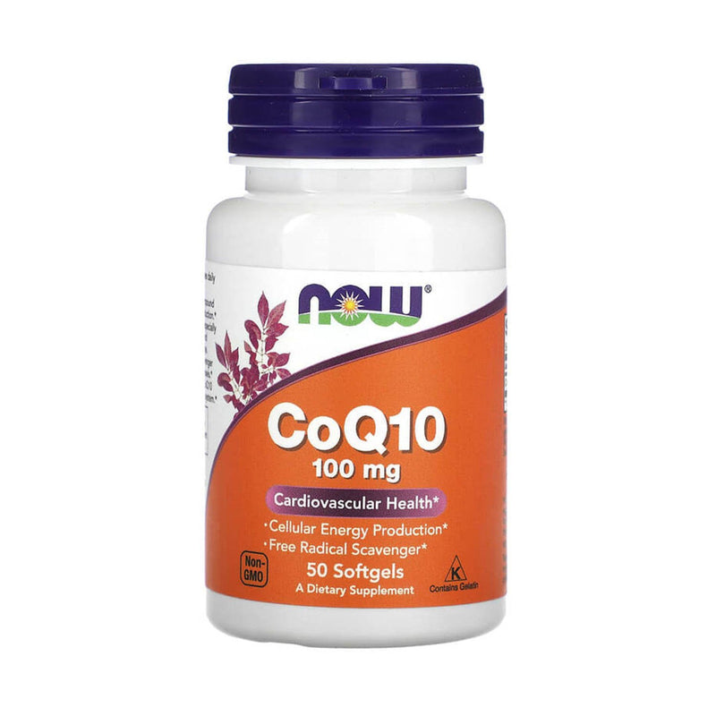 Încărcați imaginea în vizualizatorul Galerie, CoQ10 (Coenzima Q10) 50 mg with Selenium & Vitamin E, Now Foods, 50 softgels