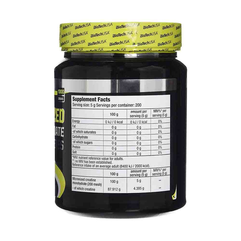 Încărcați imaginea în vizualizatorul Galerie, 100% Creatina monohidrata, BioTech USA, 1000g