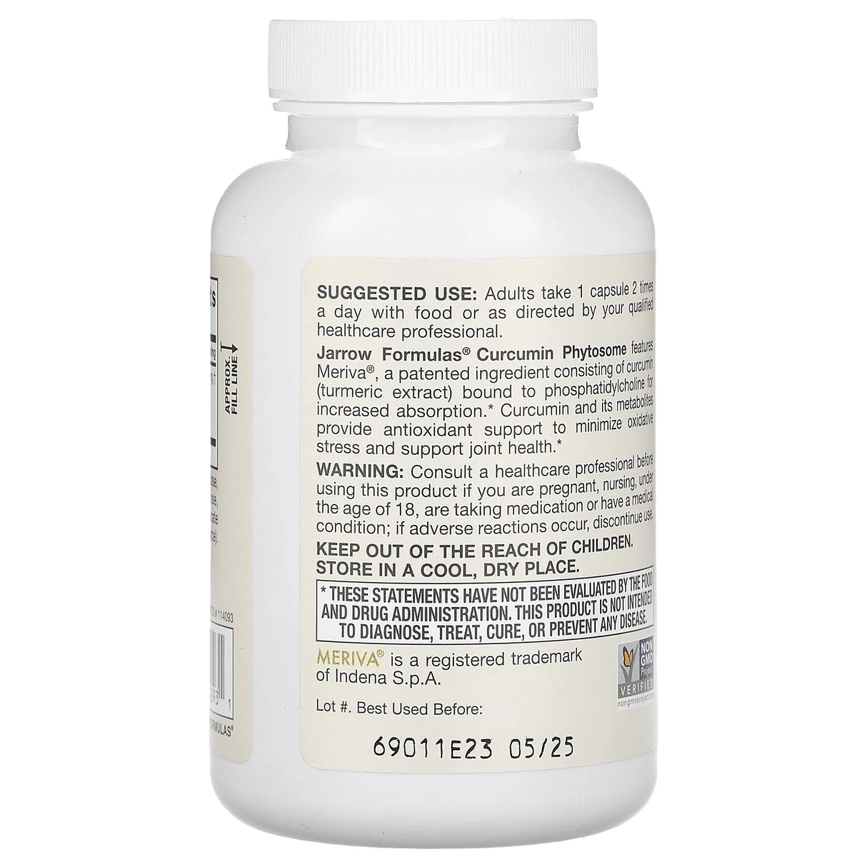 Curcumin Phytosome with Meriva, 500 mg, Jarrow Formulas, 120 capsule