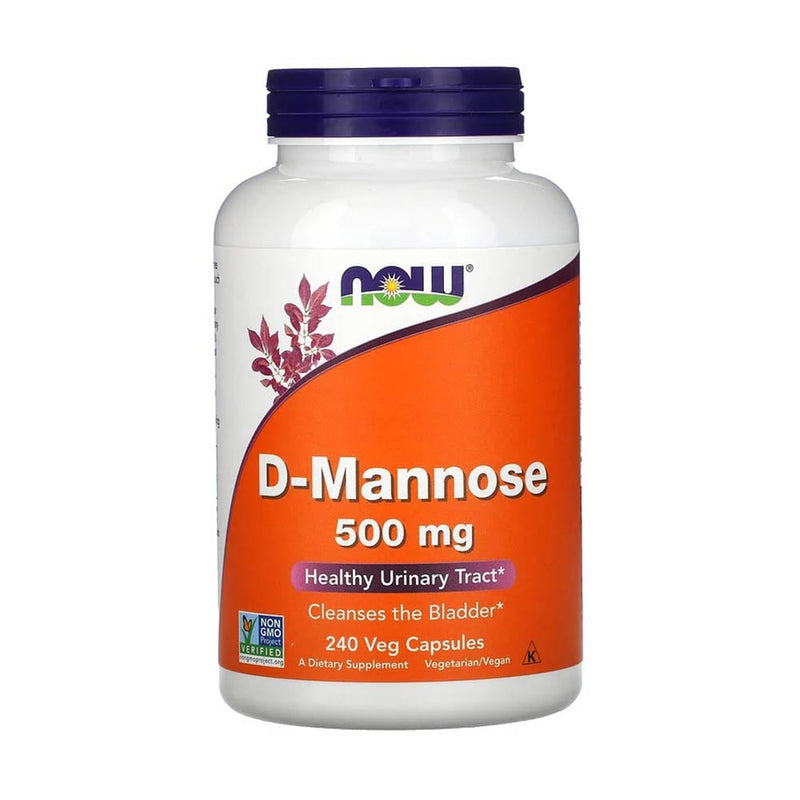 Încărcați imaginea în vizualizatorul Galerie, D-Mannose, Urinary Support 500mg, Now Foods, 60 capsule