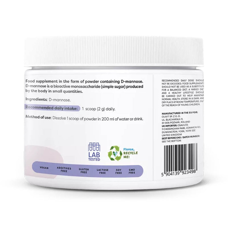Încărcați imaginea în vizualizatorul Galerie, D-Mannose Powder, (Sănătatea Tractului Urinar), 2000 mg, Osavi, 120g