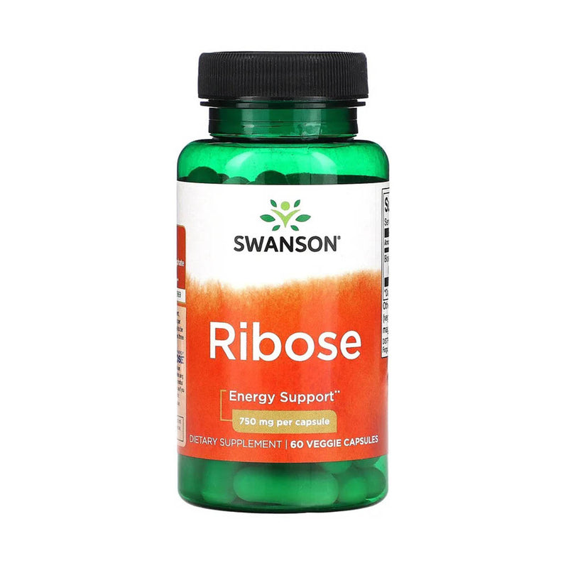 Încărcați imaginea în vizualizatorul Galerie, D-Riboza (Ribose), 750 mg, Swanson, 60 capsule SWU823