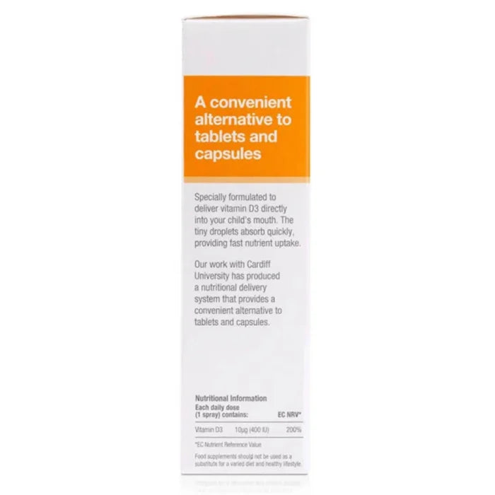 D400 DLux Junior Daily Vitamin D Oral Spray, BetterYou, 15 ml