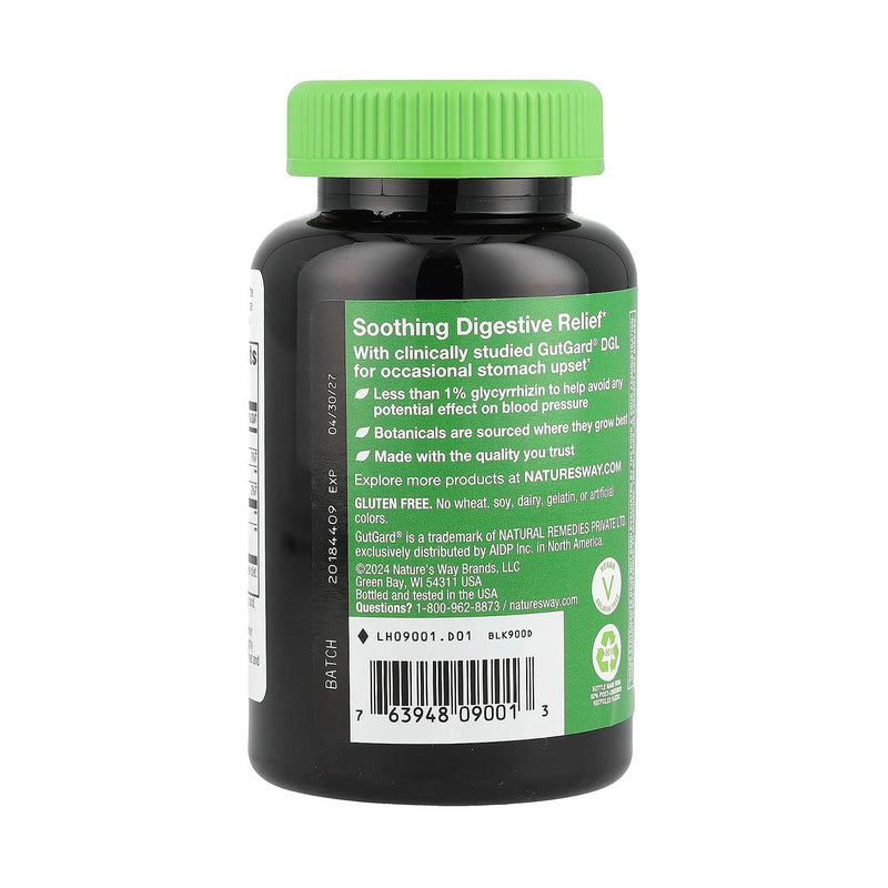 Încărcați imaginea în vizualizatorul Galerie, DGL, Licorice Extract, Nature's Way, 100 drajeuri