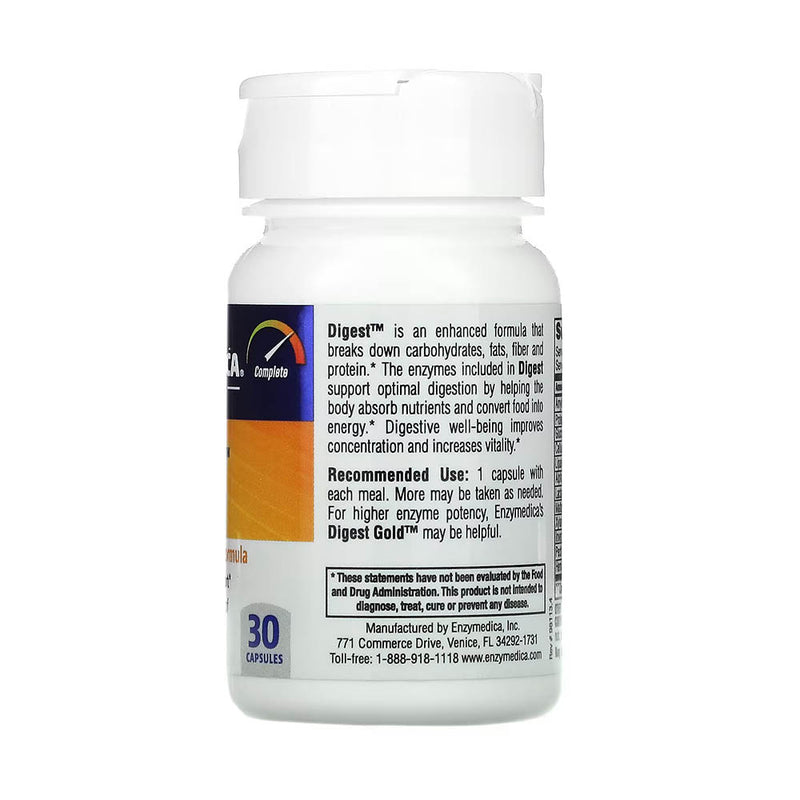 Încărcați imaginea în vizualizatorul Galerie, Digest, Complete Enzyme Formula, Enzymedica, 30 capsule