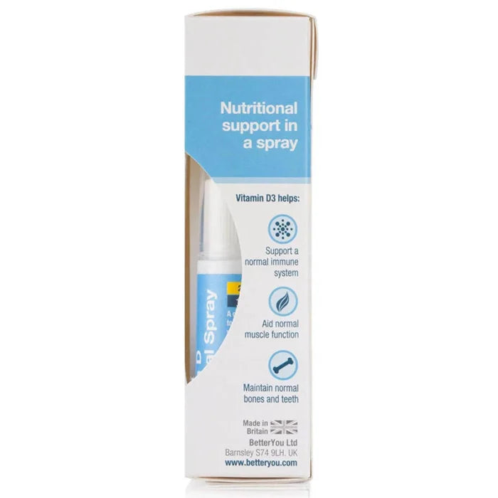 DLUX 1000 IU Vitamin D Oral Spray, BetterYou, 15ml