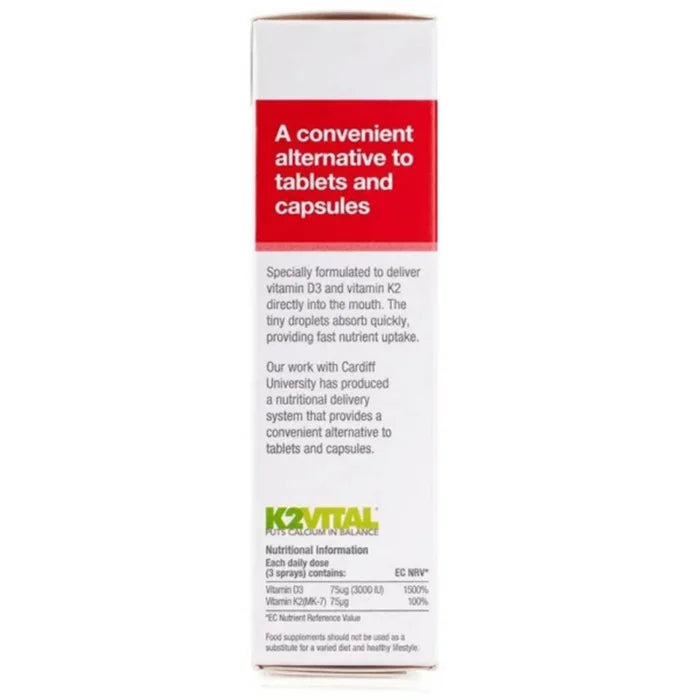 DLux D3000 + K2 Vitamin Oral Spray, BetterYou, 12 ml
