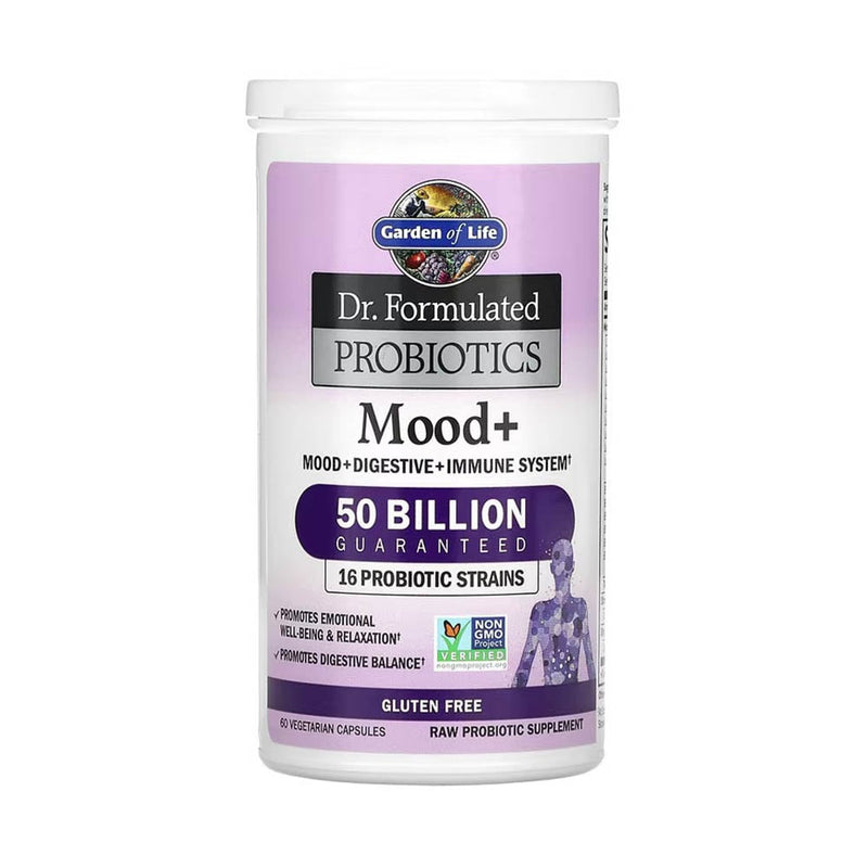 Încărcați imaginea în vizualizatorul Galerie, Dr. Formulated Probiotics, Mood+ 50 Billion, Garden of Life, 60 capsule