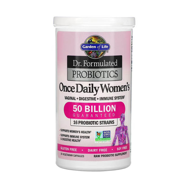 Încărcați imaginea în vizualizatorul Galerie, Dr. Formulated Probiotics, Once Daily Women's 50 Billion, Garden of Life, 30 capsule
