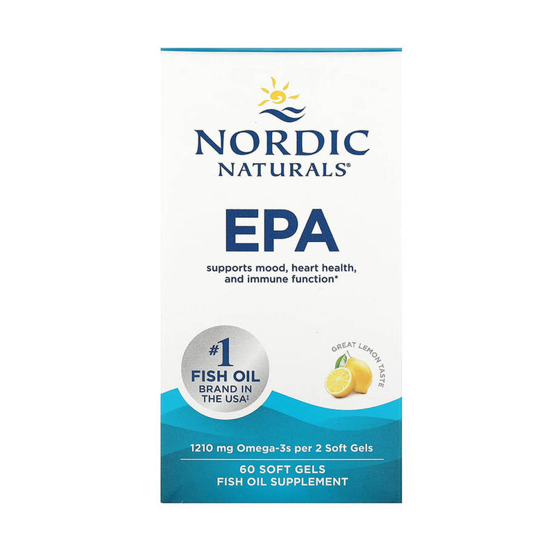 Încărcați imaginea în vizualizatorul Galerie, EPA Omega 3, Fish Oil, Nordic Naturals, 60 softgels