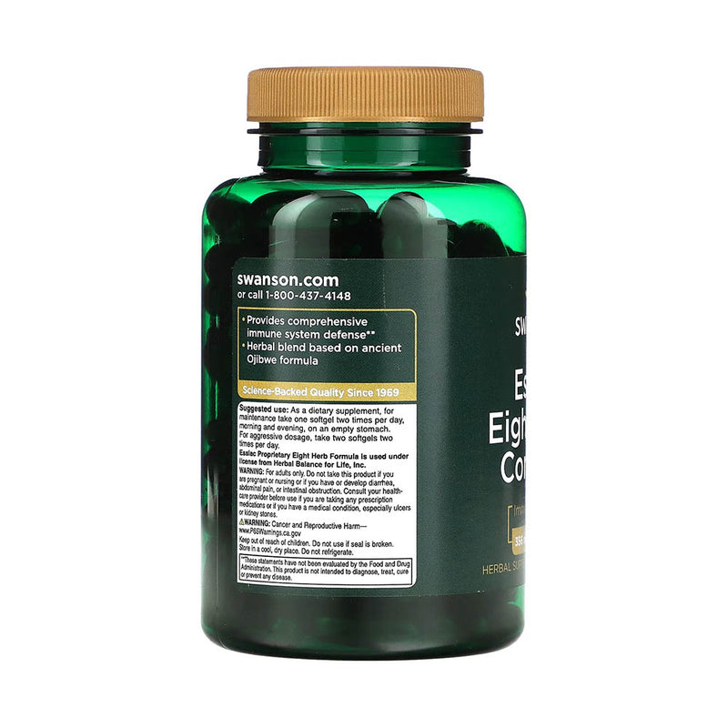 Încărcați imaginea în vizualizatorul Galerie, Essiac Eight Herb Complex, 398mg, Swanson, 120 softgels SWU548