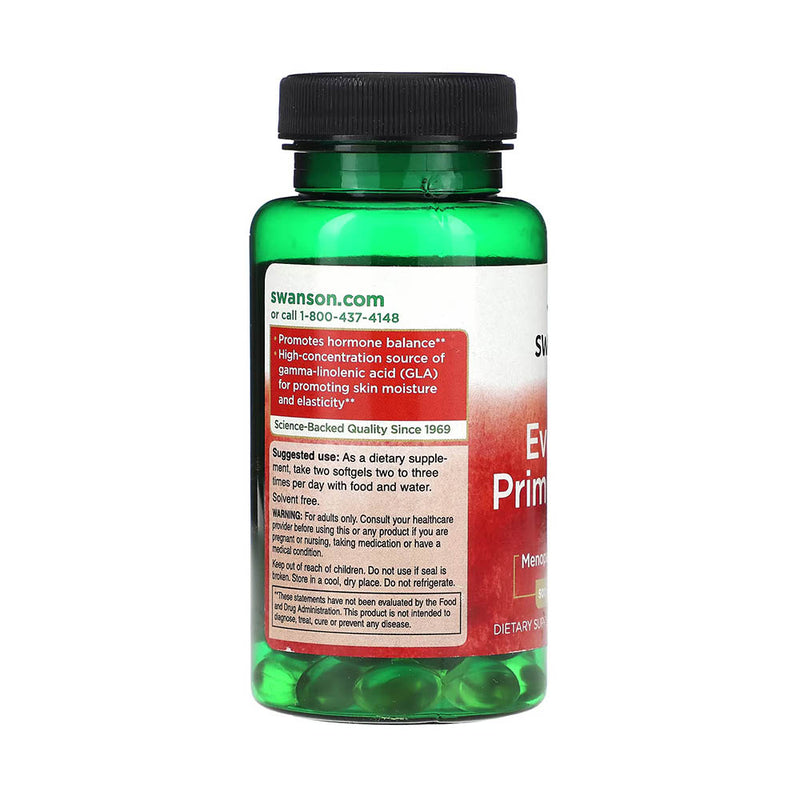 Încărcați imaginea în vizualizatorul Galerie, Evening Primrose Oil, 500 mg, Swanson, 100 softgels SWE008