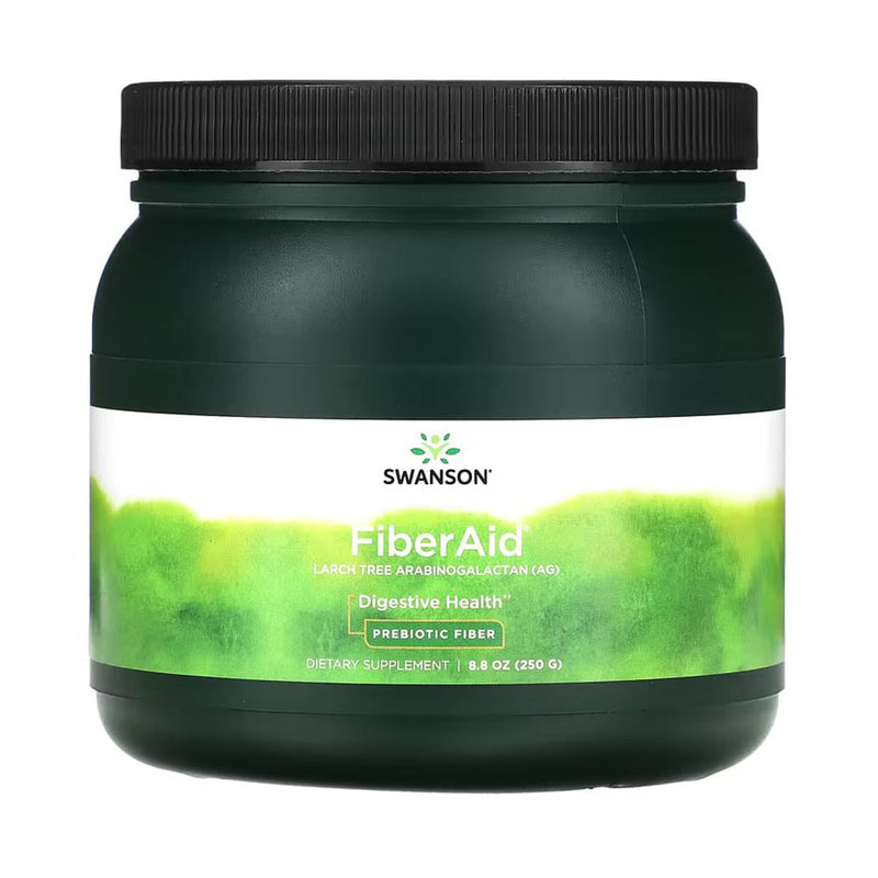 Încărcați imaginea în vizualizatorul Galerie, FiberAid (Fibre Prebiotice) Arabinogalactan, Swanson, 250g SWU508